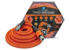 HydroTech 5593C3 Pro Series 3/4" x 75' Expandable Max Flow Hose - Orange