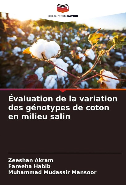 ÉValuation De La Variation Des GéNotypes De Coton En Milieu Salin Akram (U. A.)-image