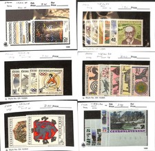 Czechoslovakia Postage Stamp, #1806..1836 Most Mint NH, 1972