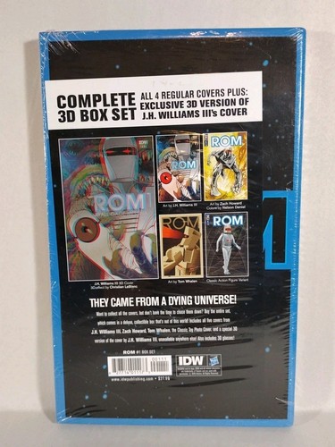 ROM #1 (2016) Complete IDW 3D Box Set All 5 Variant Covers New Sealed - Picture 2 of 8