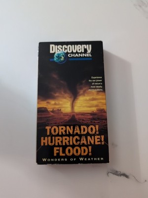 Discovery Channel: TORNADO! HURRICANE! FLOOD! VHS Wonders of Weather 1996