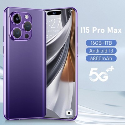 HOT i15 Promax 16GB+1TB 7.3-inch Android 13 6800MAH Global Unlocked Smartphone
