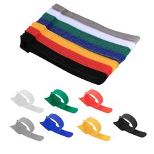 70 Pcs 6 Inch Reusable Cable Ties Cord Straps Wire Cord Wrap Hook and Loop