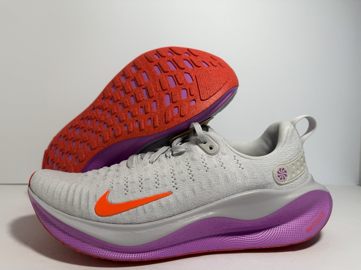 Nike Infinity Run 4 Vast Grey Hyper Violet Bright Crimson
