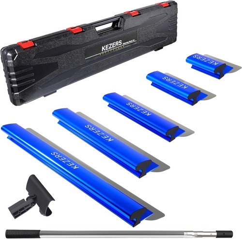 Professional Drywall Skimming Blade Set: 7" to 24" Blades with Extension Handle - Bild 3 von 11