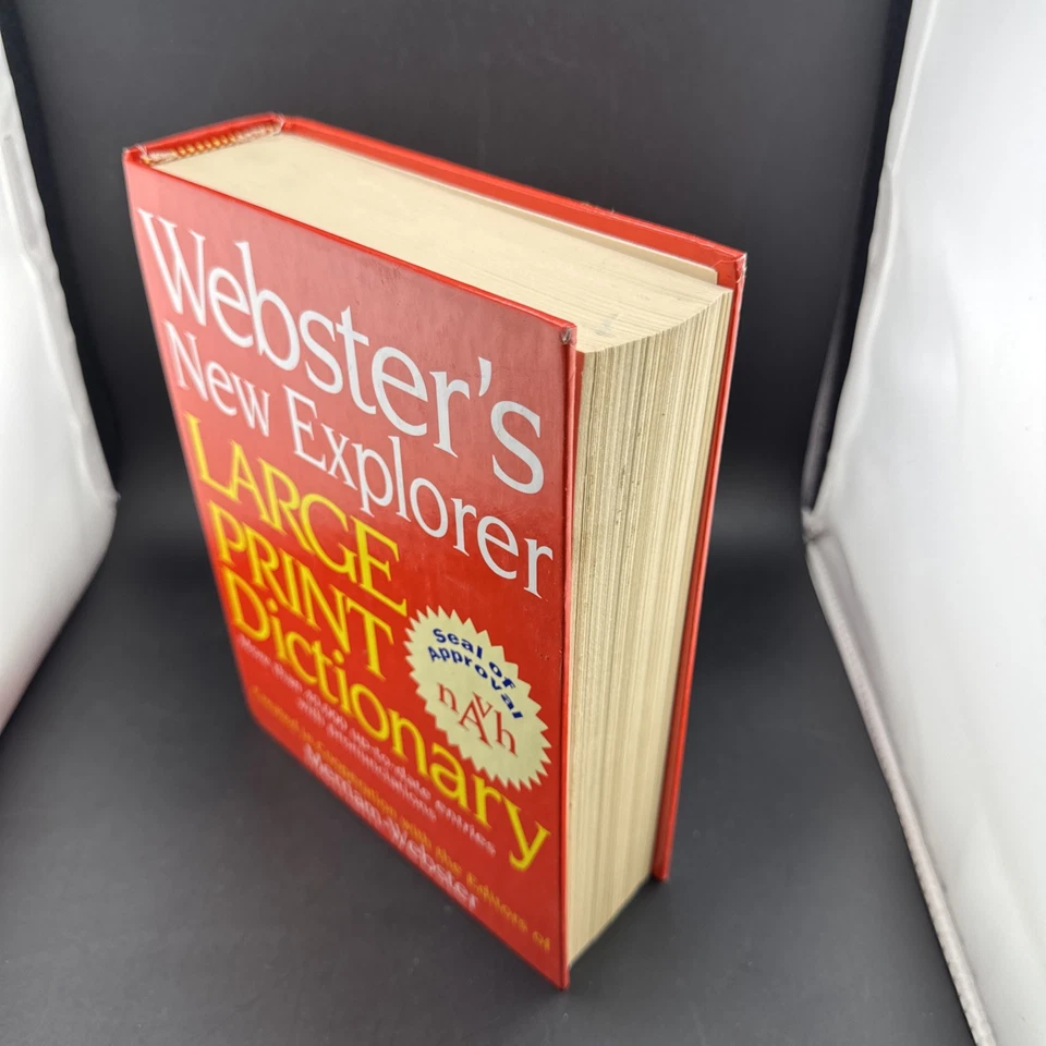 Webster's New Explorer Large Print Dictionary Hardcover 1st Edition - Image 2 of 3