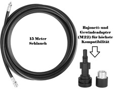 Rohrreinigungsschlauch 15 Meter f&uuml;r SCHEPPACH HCE 1600 Hochdruckreiniger