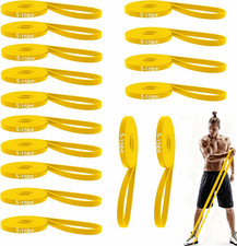 16-Pcs Resistance Bands Set - Premium Elastic Workout Bands for Home Gym, Streng