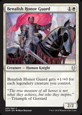 Benalish Honor Guard - DOM MTG - Light Play