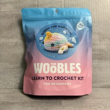 The Woobles Bjorn The Narwhal Rainbow Pastel Crochet Kit  Hook Beginners Whale
