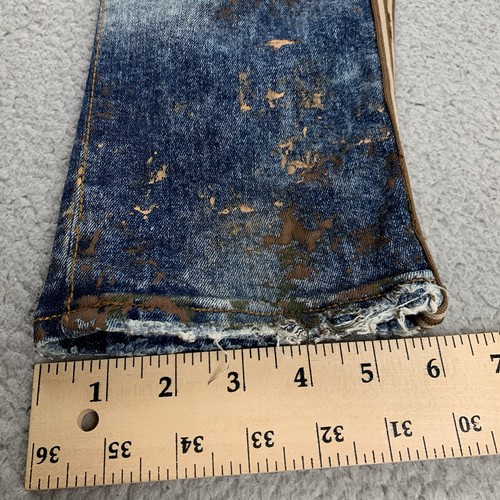 Jordan Craig Denim Jeans Mens 34x32 (Fits 34x30) Blue Distressed Legacy Edition - Picture 17 of 18