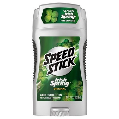 Speed Stick Men's Antiperspirant Deodorant Irish Spring Original 2.7 oz Stick