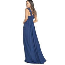 Show Me Your Mumu June Maxi Bridesmaid Dress Navy Size XS