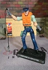 GI JOE ~ 2008 CUTTER ~ SEA COMMAND WHALE PILOT 100% complT w/ CARD & STAND 25th