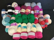 wool yarn knitting Various brands Sirdar snuggly hayfield job lot 36 balls T6615