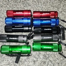 EverBrite Mini LED Flashlights Lot Of 10 No Batteries Included 