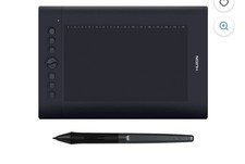 Huion H610Pro V2 Graphics Tablet Battery-Free Pen Tilt Certified New