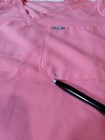 FIGS Scrub Set Large Top, Large Petite Cade Cargo Pants Neon Pink/Coral Pink — photo 5