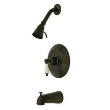 Kingston Brass KB363.PL Restoration Tub and Shower Trim Package - Bronze