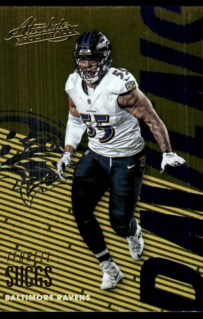 Terrell Suggs 2018 Panini Absolute #9 Ravens NFL READ FREE SHIPPING AutographDen