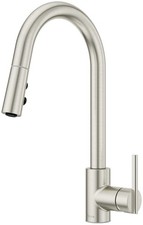 Pfister GT529-BI Brislin 1.8 GPM 1 Hole Pull Down Kitchen Faucet - Stainless