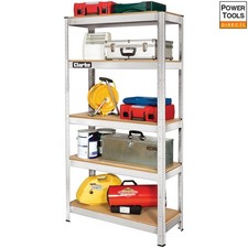 Clarke 6600806 Csm5350S 350 Boltless Shelving (Silver)