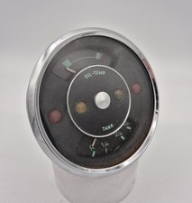Original Porsche 356A/B - OIL TEMP & FUEL LEVEL Combi Gauge with extra lights