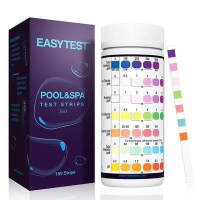 #ad 7 Way Pool Test Strips 150 Strips Water Chemical Testing for Hot Tub and Spa A $16.68