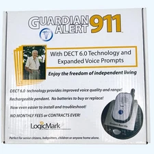 NIB GUARDIAN ALERT 911 EMERGENCY ALERT SYSTEM BY LOGICMARK #30511 VOICE