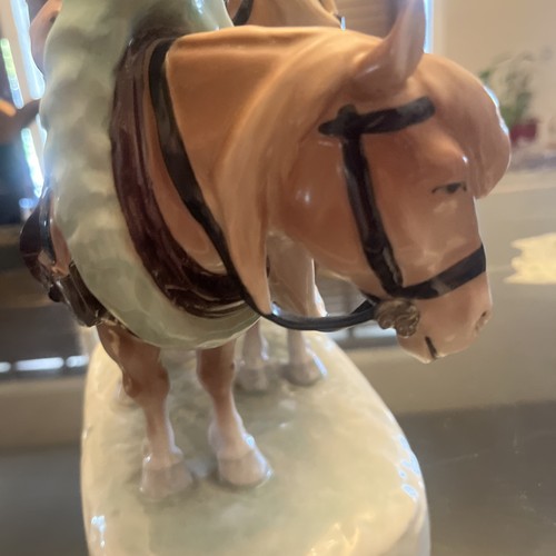 Royal Dux HORSES circa 1900 antigua estatua de porcelana de gran tamaño muy rara - Imagen 16 de 21