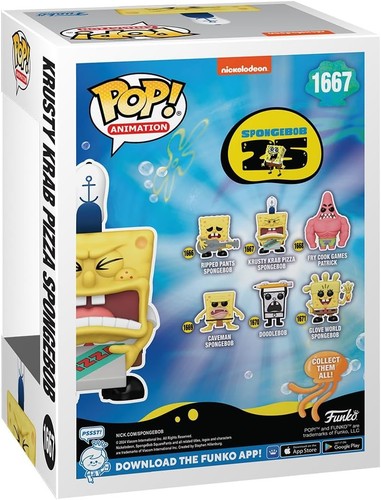 Funko Pop! Plush: Spongebob Squarepants 25th Anniversary - Spongebob with Pizza - Imagen 6 de 8