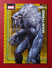 2026 Topps Chrome Marvel Gold Checkerboard Man-Thing #075 01/50 First Print