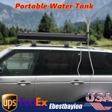 Portable Water Tank for Camping Outdoor Water Supply Roof Rack Mount Road Shower