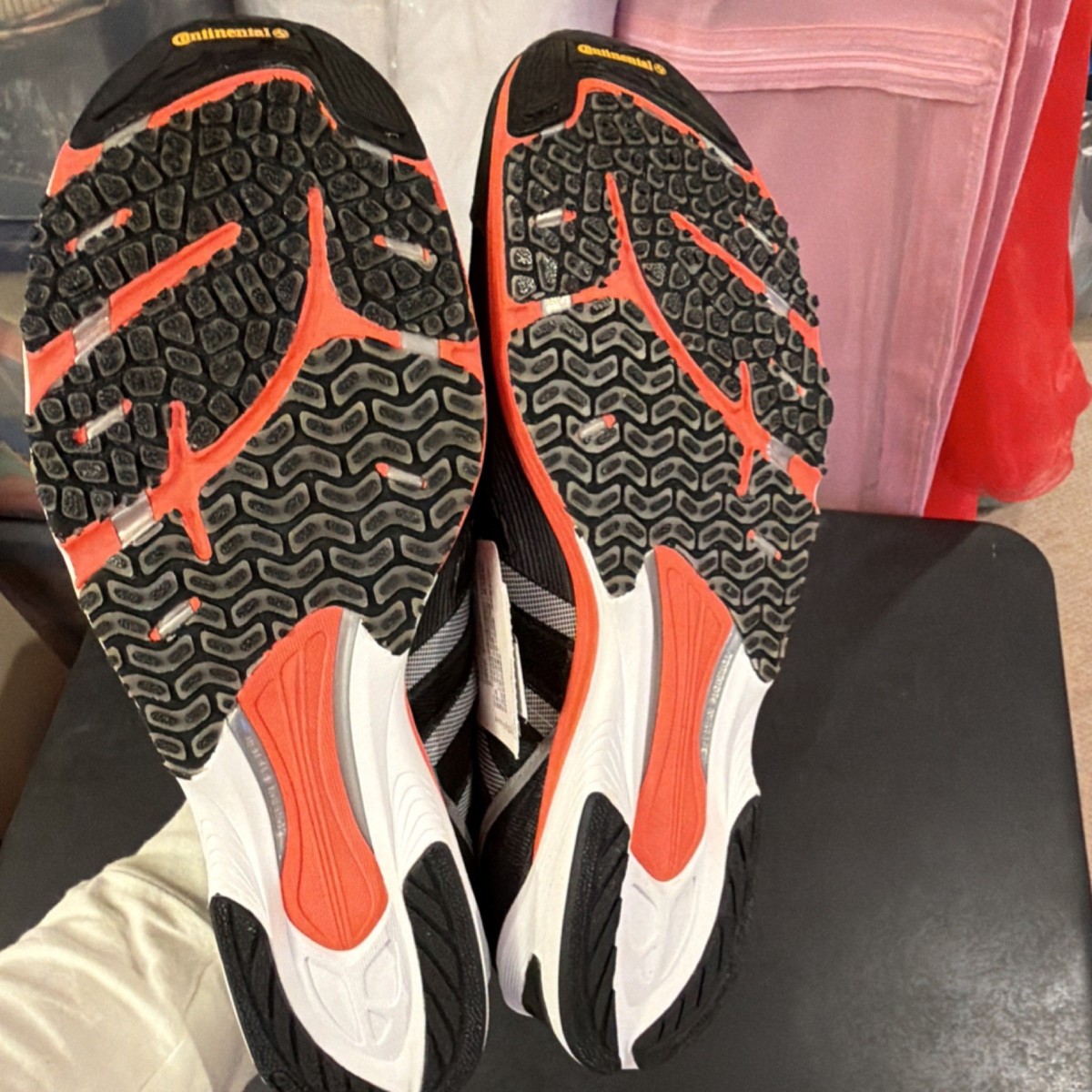 adidas adizero takumi ren Men's Running Shoes Black Orange Mesh