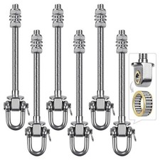 Stainless Steel Heavy Duty Swing Hook 150mm 180mm Hammock Hook Indoor Outdoor