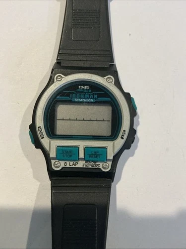 MENS IRONMAN INDIGLO 90's 8 Lap, No Battery Untested