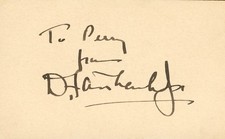 DOUGLAS FAIRBANKS JR. - AUTOGRAPH NOTE SIGNED