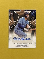 Will Wagner Auto 2025 Topps Baseball Stars /50! Toronto Blue Jays Rookie Rc