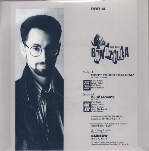 Bandzilla Don't Touch That Dial 7" vinyl UK Rainbow 1987 with small sticker tear - Foto 2 di 3