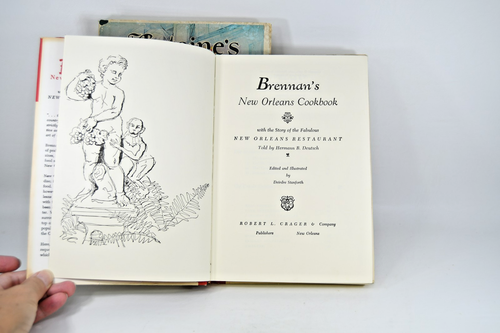 Vtg New Orleans Cookbook Lot 1964 Brennan's 1979 Antoine's Restaurant Hardcover - Foto 13 di 20