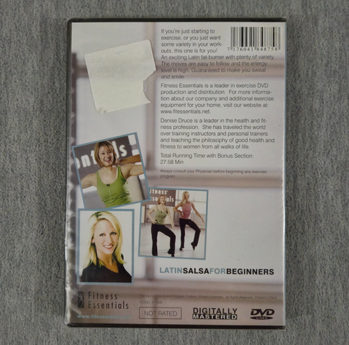 Latin Salsa For Beginners DVD Fitness Essentials Denise Druce 2007 NEW - Picture 2 of 4