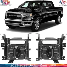 Front Bumper Brackets Set of 2 LH & RH For 2013-2023 Dodge Ram 1500