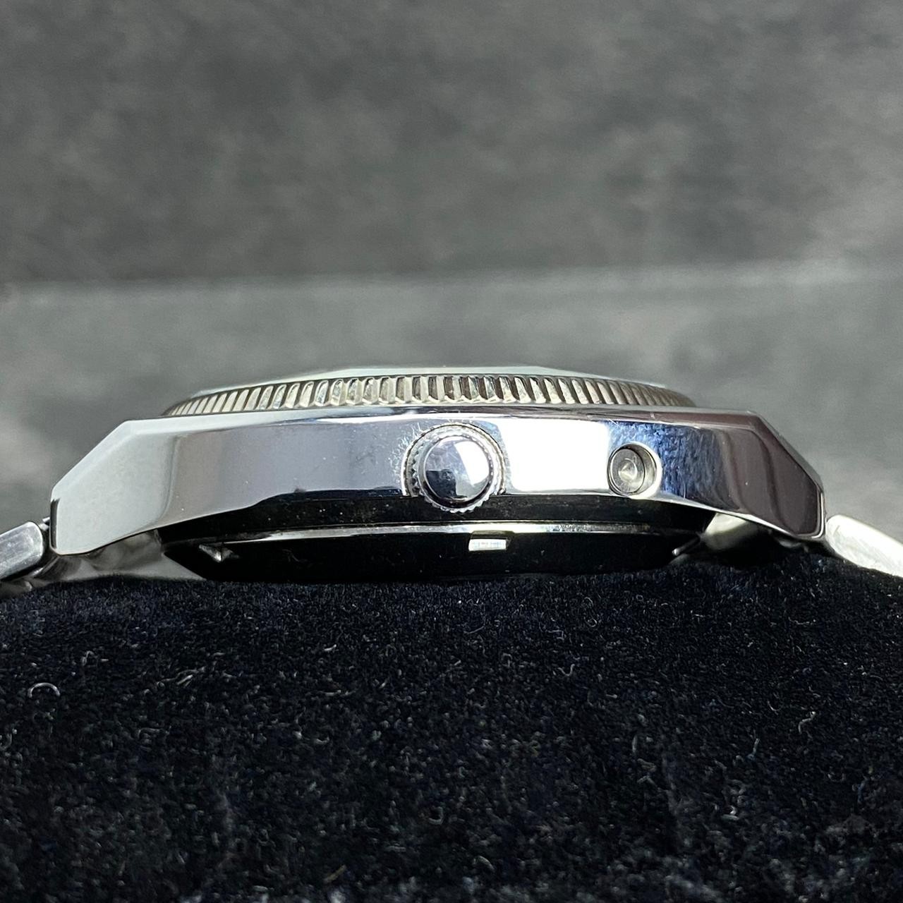 Rare ORIENT Multiyear Calendar Automatic Blue Rai… - image 6