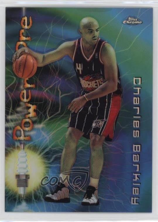 1997 Topps Chrome Season's Best Power Core Refractor Charles Barkley #17 HOF b8d