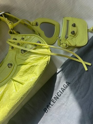 Brand New Balenciaga Le Cagole xs yellow | eBay