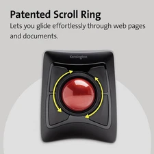Kensington 72359 Expert Mouse Wireless Trackball w/ 30' Range - Black New