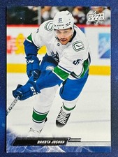 2022-23 Upper Deck Extended Series #637 Dakota Joshua Vancouver Canucks