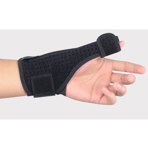 Men Wrist Thumbs Support Hand Protector Sports Brace Fitness Running Wristband - Picture 4 of 10