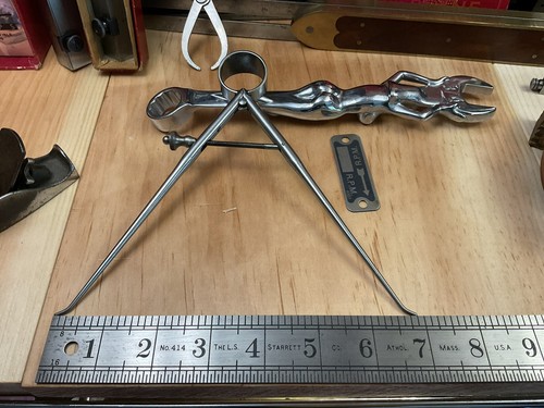 Vintage Brown & Sharpe Round Leg Toolmaker Inside Caliper Tool - Machinist Maker - Picture 6 of 17