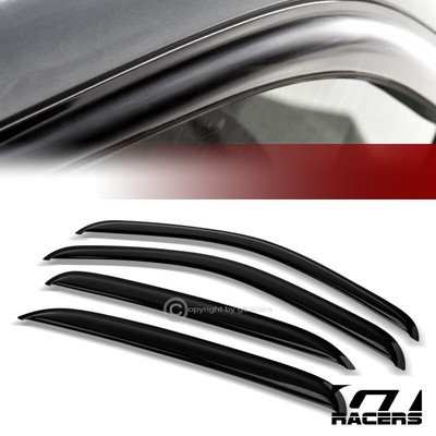 For 2007-2017 Jeep Patriot Sun//Rain Guard Tint Shade Deflector Window Visors 4Pc